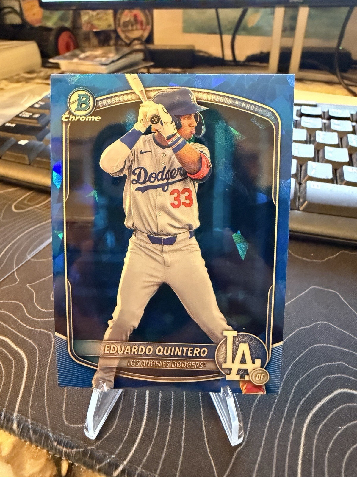 Eduardo Quintero 2025 Bowman Draft Sapphire #BDC-111 Eduardo Quintero 2025 Bowman Draft Sapphire #BDC-111
