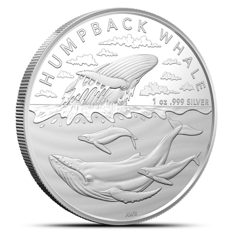 2023 Royal Australian Mint Humpback Whale 1 oz Silver Coin
