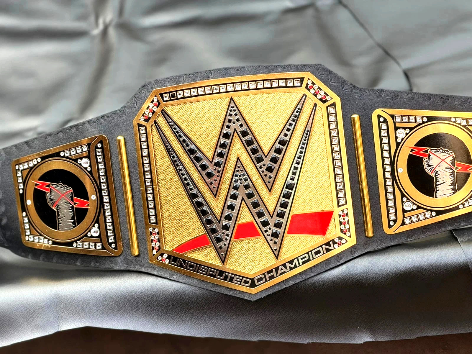 NEW UNDISPUTED PUNK CHAMPIONSHIP BELT UNIVERSAL WRESTLING TITLE 2MM BRASS ADULT NEW UNDISPUTED PUNK CHAMPIONSHIP BELT UNIVERSAL WRESTLING TITLE 2MM BRASS ADULT