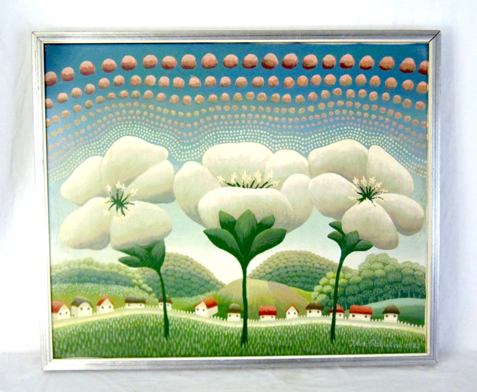 Ivan Rabuzin Original Oil / Painting 1974 Listed Croatian Modernist 23\
