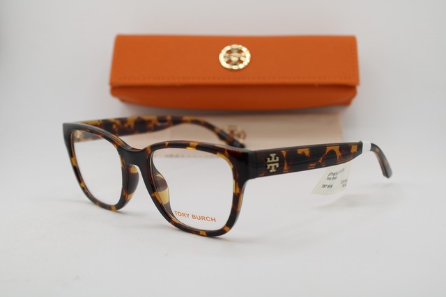 NEW TORY BURCH TY 4010U 1519 HAVANA BROWN GOLD AUTHENTIC EYEGLASSES 52-19