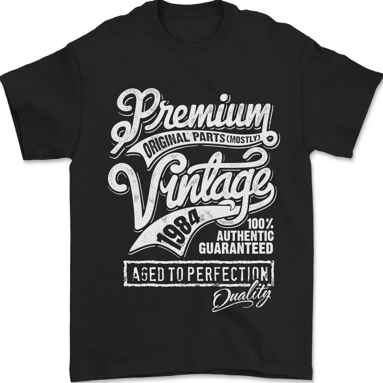 Aged to Perfection Vintage 42nd Birthday 1984 Mens T-Shirt
