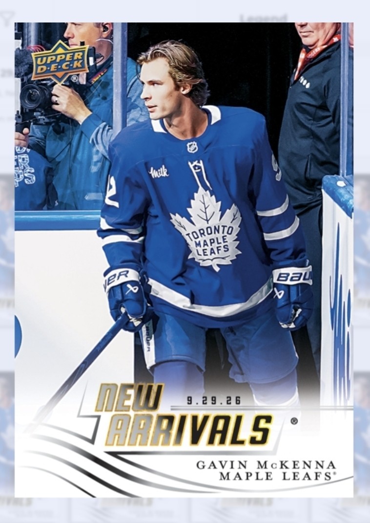 (E-pack Only) Gavin McKenna - 2026-27 NHL New Arrivals Base Set RC Rookie (E-pack Only) Gavin McKenna - 2026-27 NHL New Arrivals Base Set RC Rookie