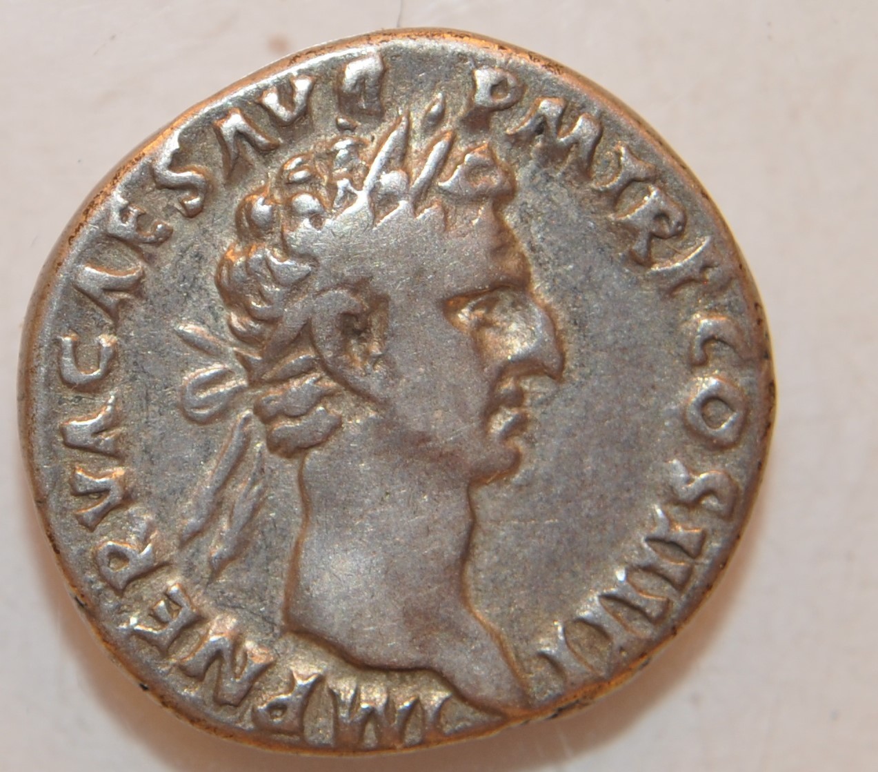 96-98 Roman Emperor Nerva - silver denarius coin