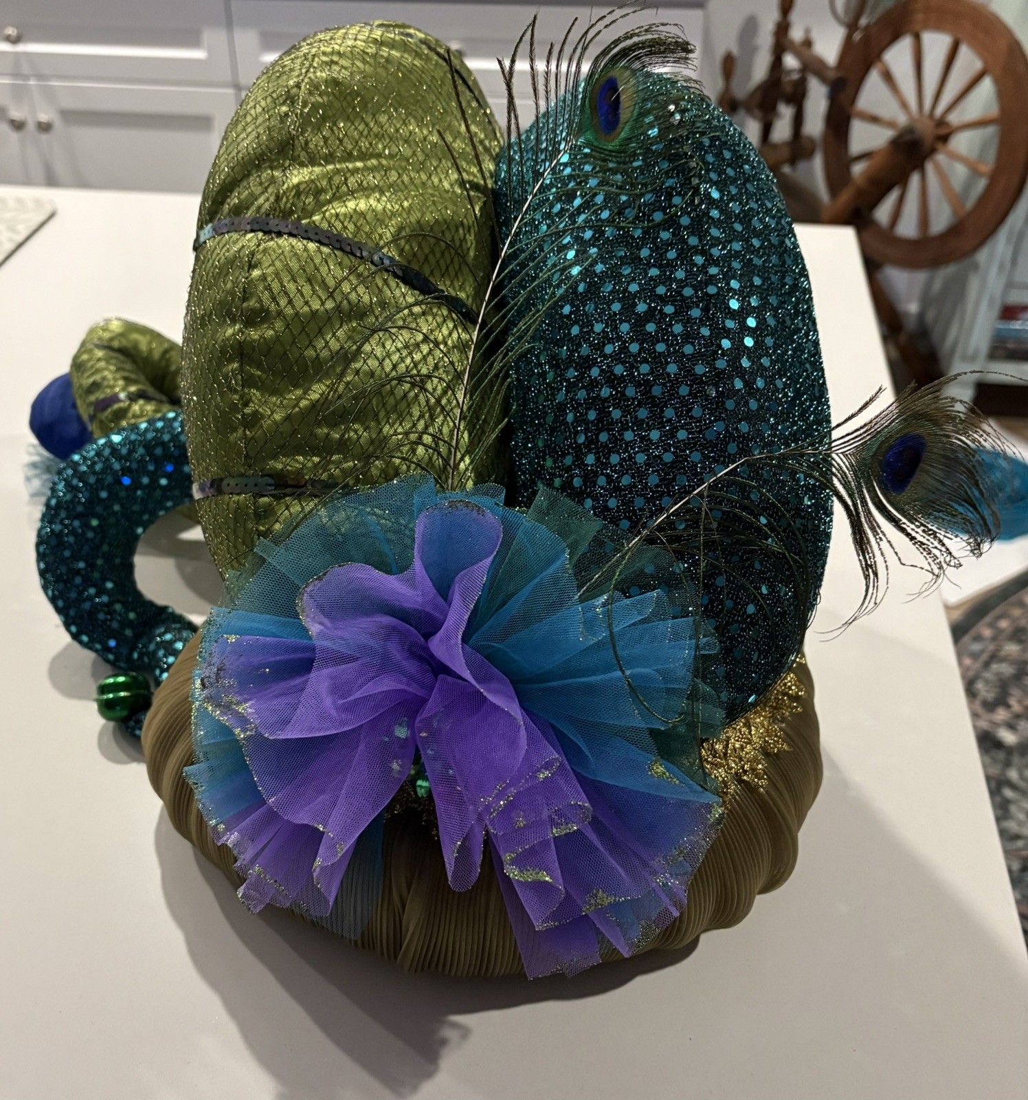 Katherine\'s Collection Mardi Gras Jester Hat Centerpiece Display Wayne Kleski Katherine\'s Collection Mardi Gras Jester Hat Centerpiece Display Wayne Kleski