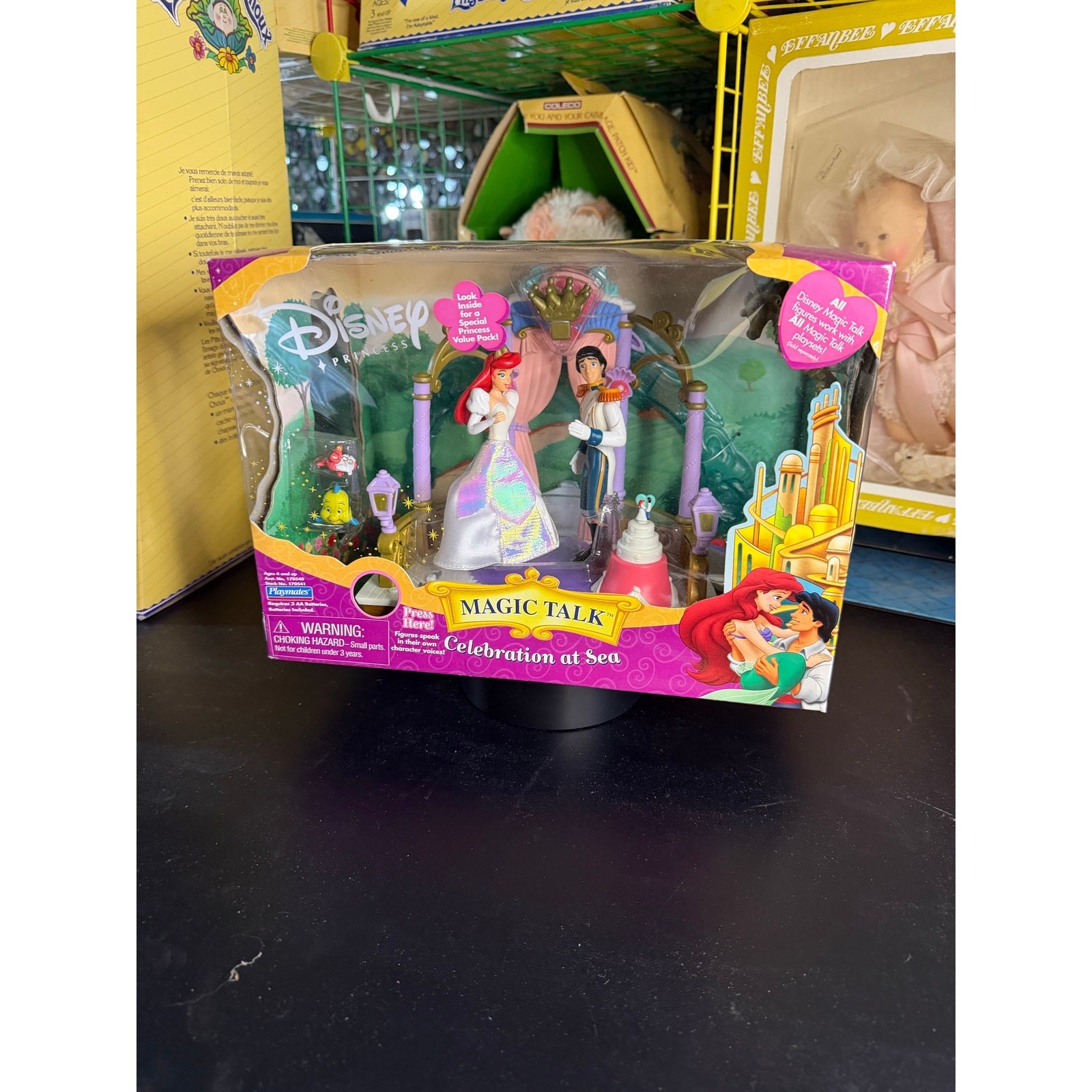 Vintage 2002 Disney Princess Magic Talk Celebration at Sea Ariel Eric Playmates Vintage 2002 Disney Princess Magic Talk Celebration at Sea Ariel Eric Playmates