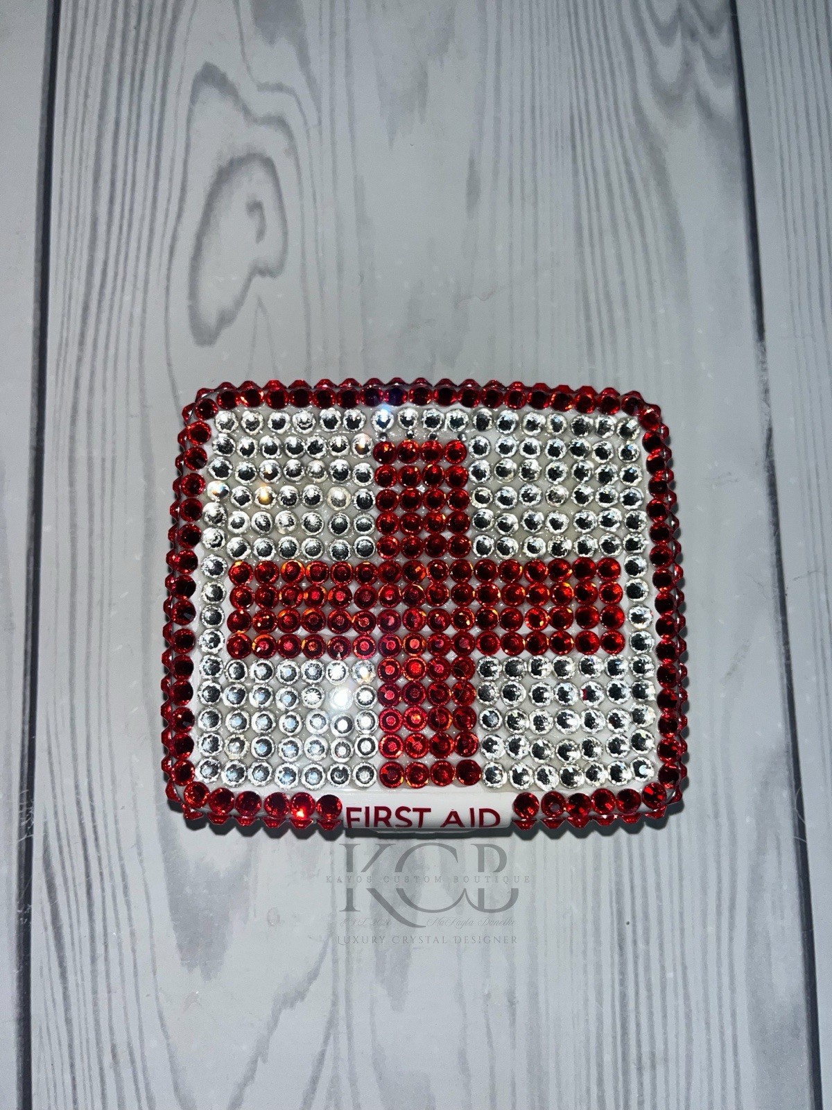Crystal First-Aid Kit | Kayos Custom Boutique Rhinestone First Aid Kit Travel