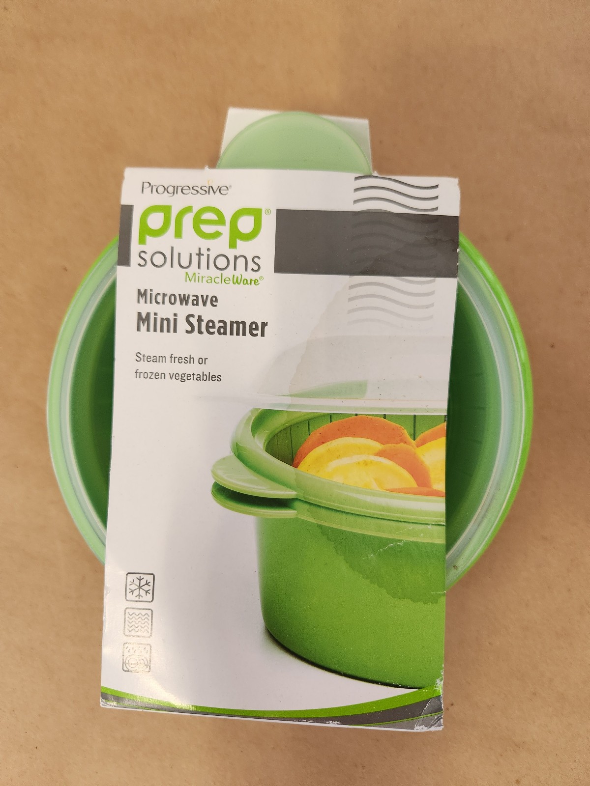 Progressive PrepSolutions Mini Microwave Steamer Vegetable Food Steaming - NEW