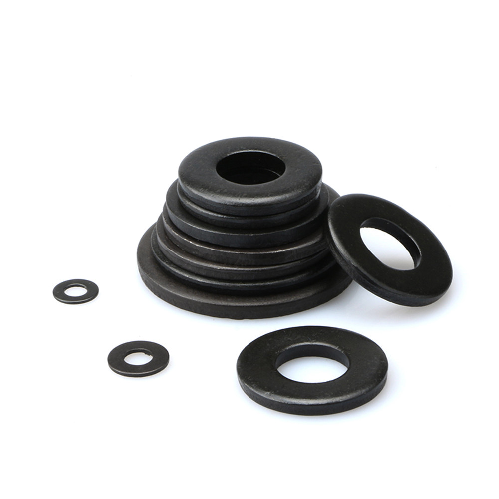M2 M2.5 M3 M4 M5 M6 M8 Black Carbon Steel Metric Flat Washers Plain Gasket M2 M2.5 M3 M4 M5 M6 M8 Black Carbon Steel Metric Flat Washers Plain Gasket