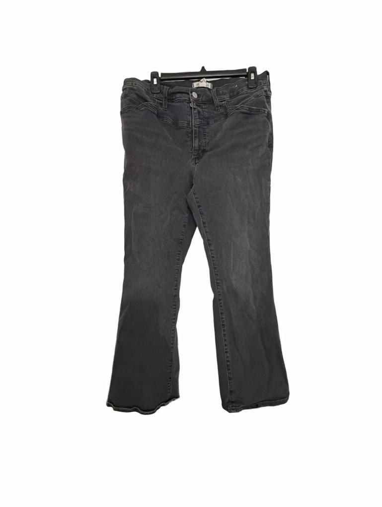 Madewell Mid-Rise Kick Out Jeans Black Size 31 Madewell Mid-Rise Kick Out Jeans Black Size 31