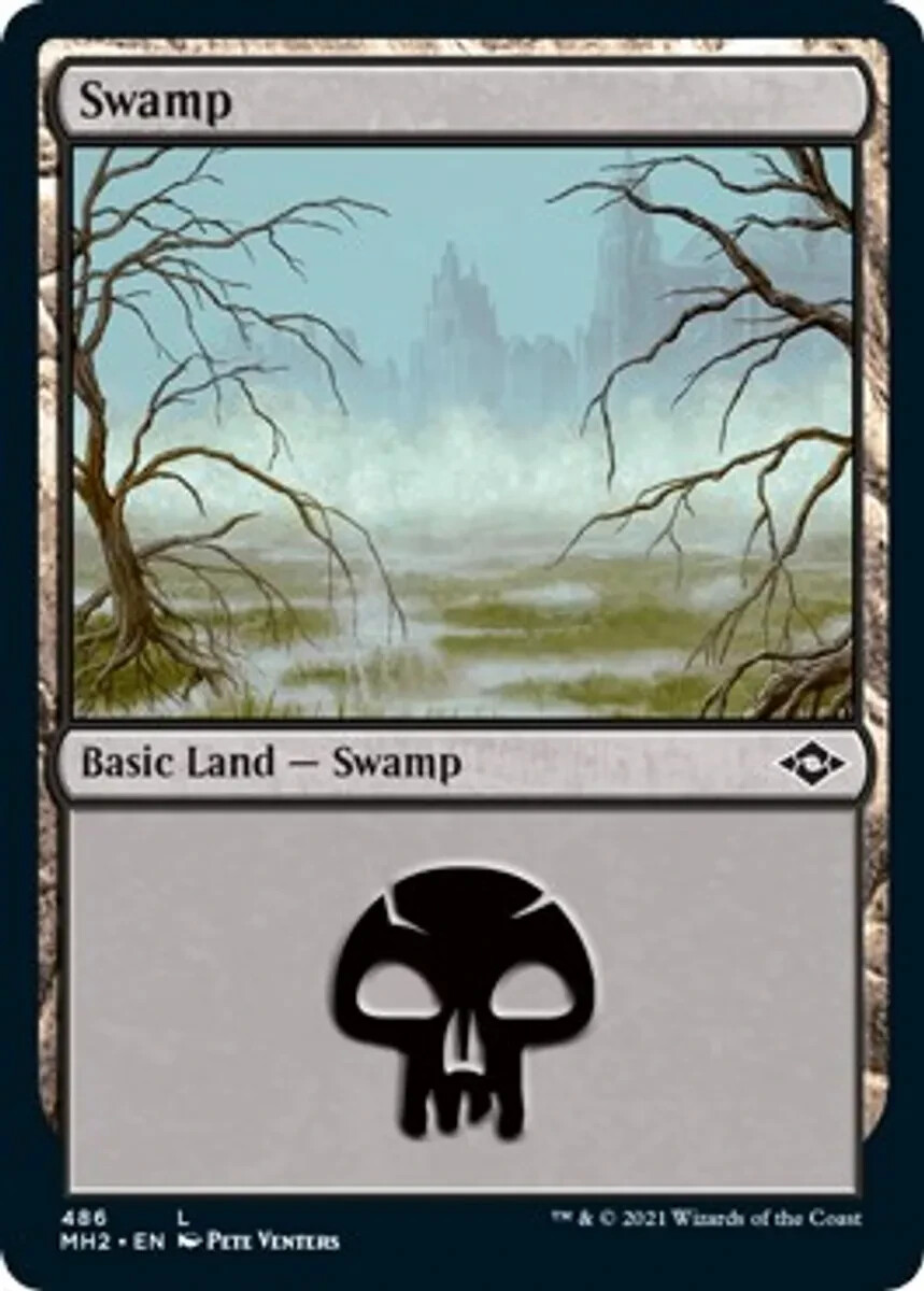 Swamp (486) 486 L Modern Horizons 2 MH2 MTG Foil