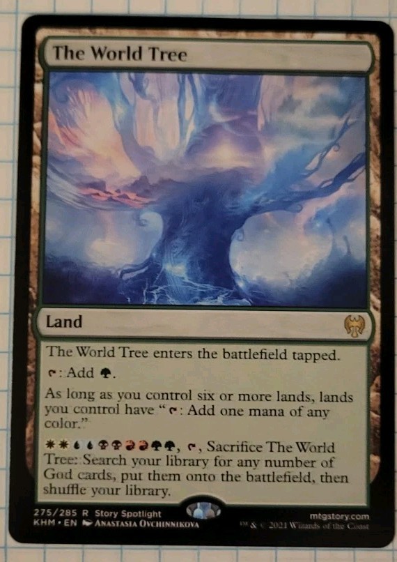 MTG - The World Tree - Kaldheim Regular 275 R KHM MTG - The World Tree - Kaldheim Regular 275 R KHM
