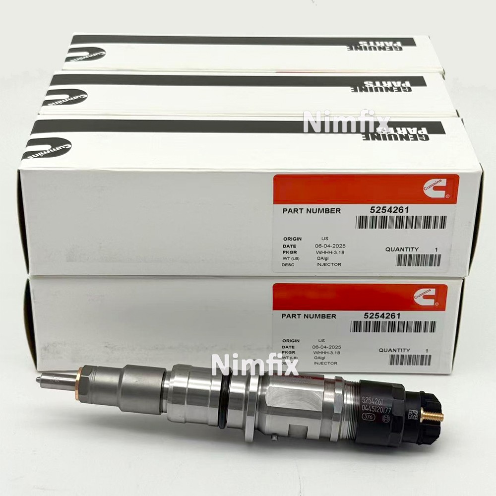 6PCS Fuel Injector 5254261 5254261PX For Cummins ISB QSB Engines 6.7L 0445120177