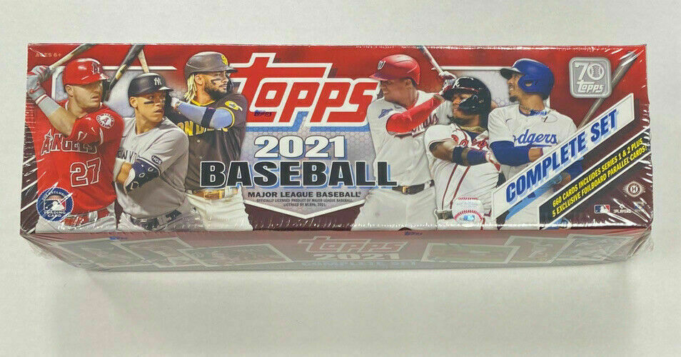 2021 Topps Baseball Factory Sealed Hobby Set 660 Cards + 5 Foilboard Series 1+2 2021 Topps Baseball Factory Sealed Hobby Set 660 Cards + 5 Foilboard Series 1+2