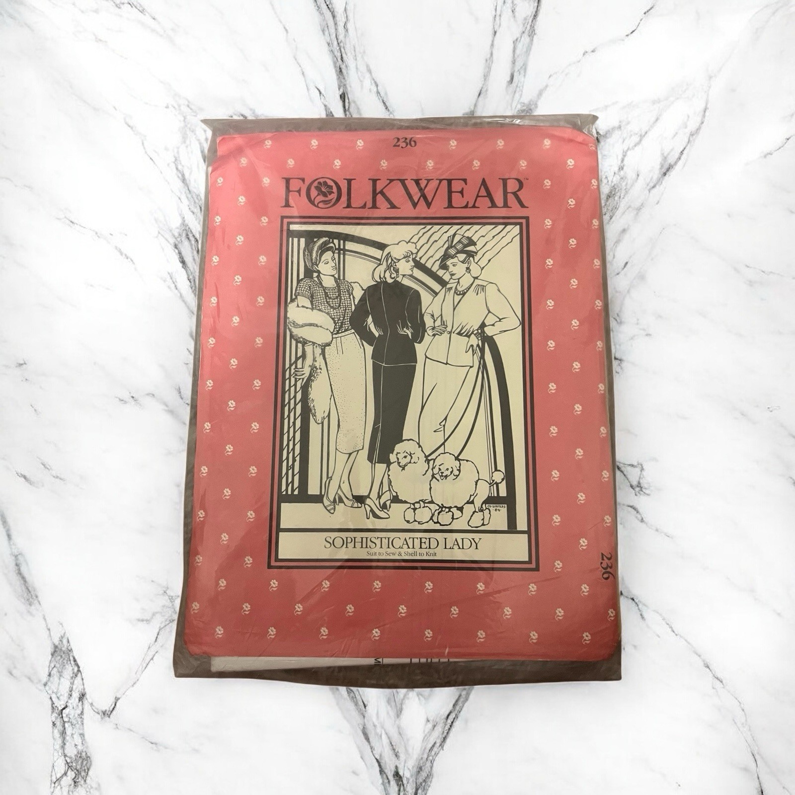 Vintage Folkwear Pattern Sophisticated Lady #236 Used but Uncut Vintage Folkwear Pattern Sophisticated Lady #236 Used but Uncut