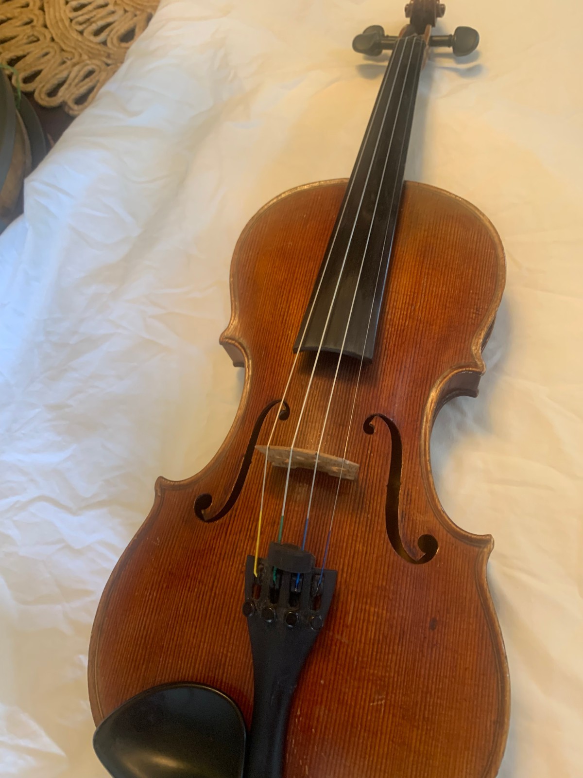 Rare Antique Violin Labeled Carlo Antonio Teflore 1740 - Rosenfeld 1935