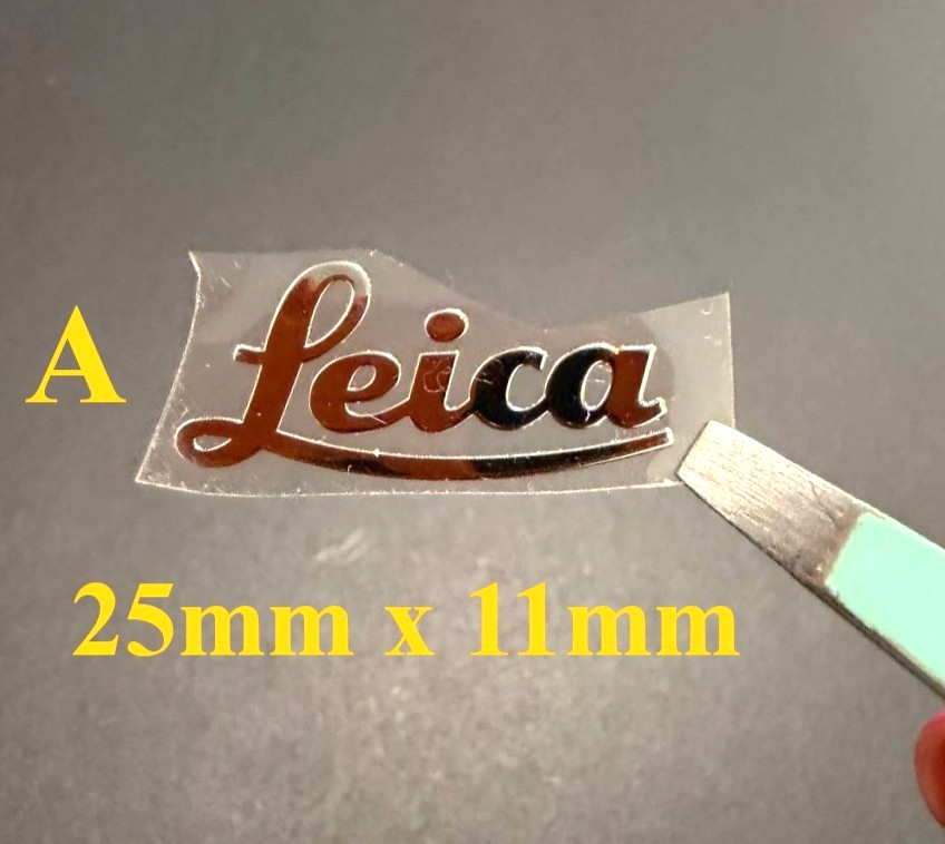 1 Pc Camera/Phone/Headphones etc. Metallic Sticker Label Decal for Leica 1 Pc Camera/Phone/Headphones etc. Metallic Sticker Label Decal for Leica