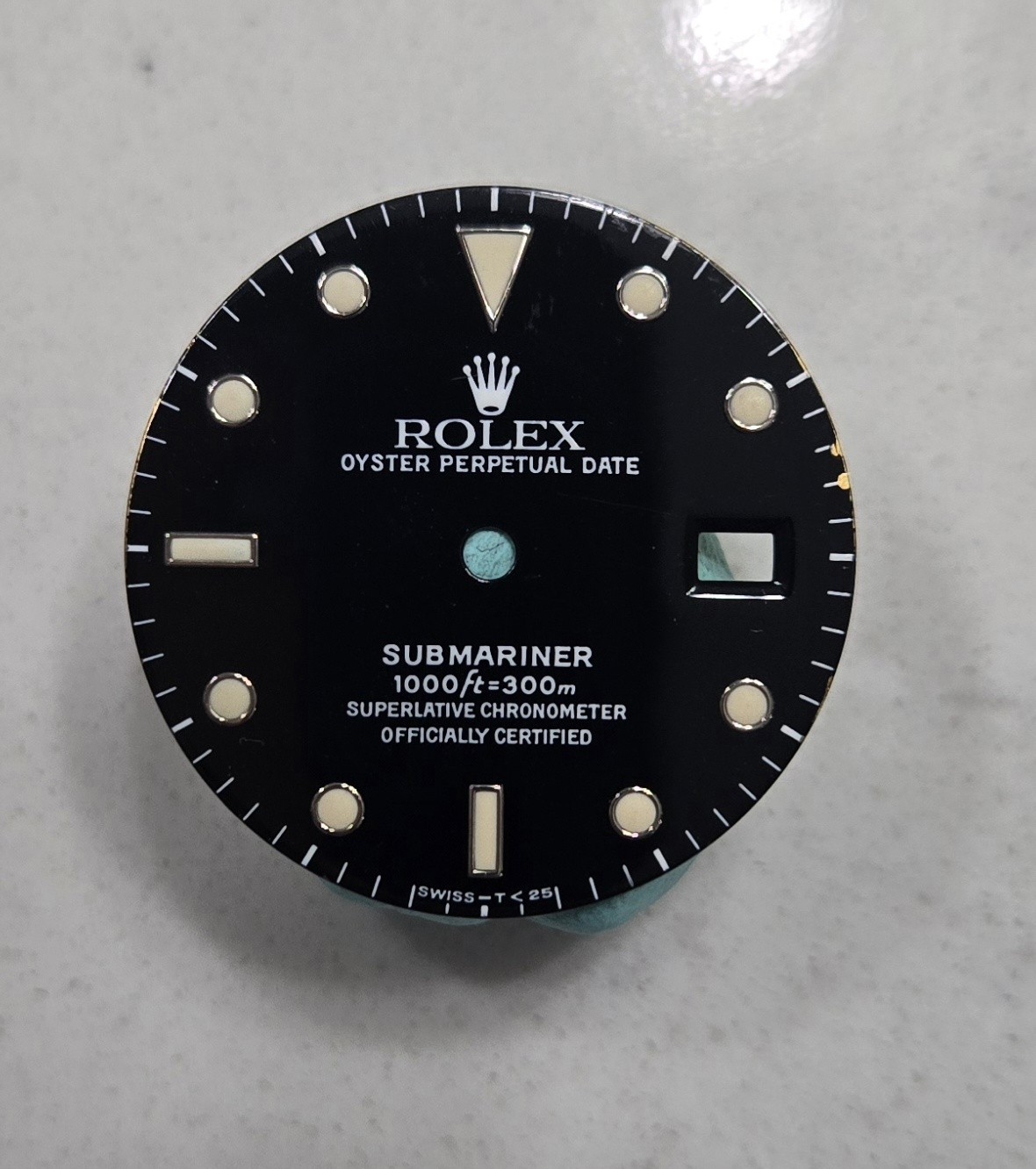 Genuine Rolex Submariner Glossy Black Dial 16800 16610 #3 Genuine Rolex Submariner Glossy Black Dial 16800 16610 #3