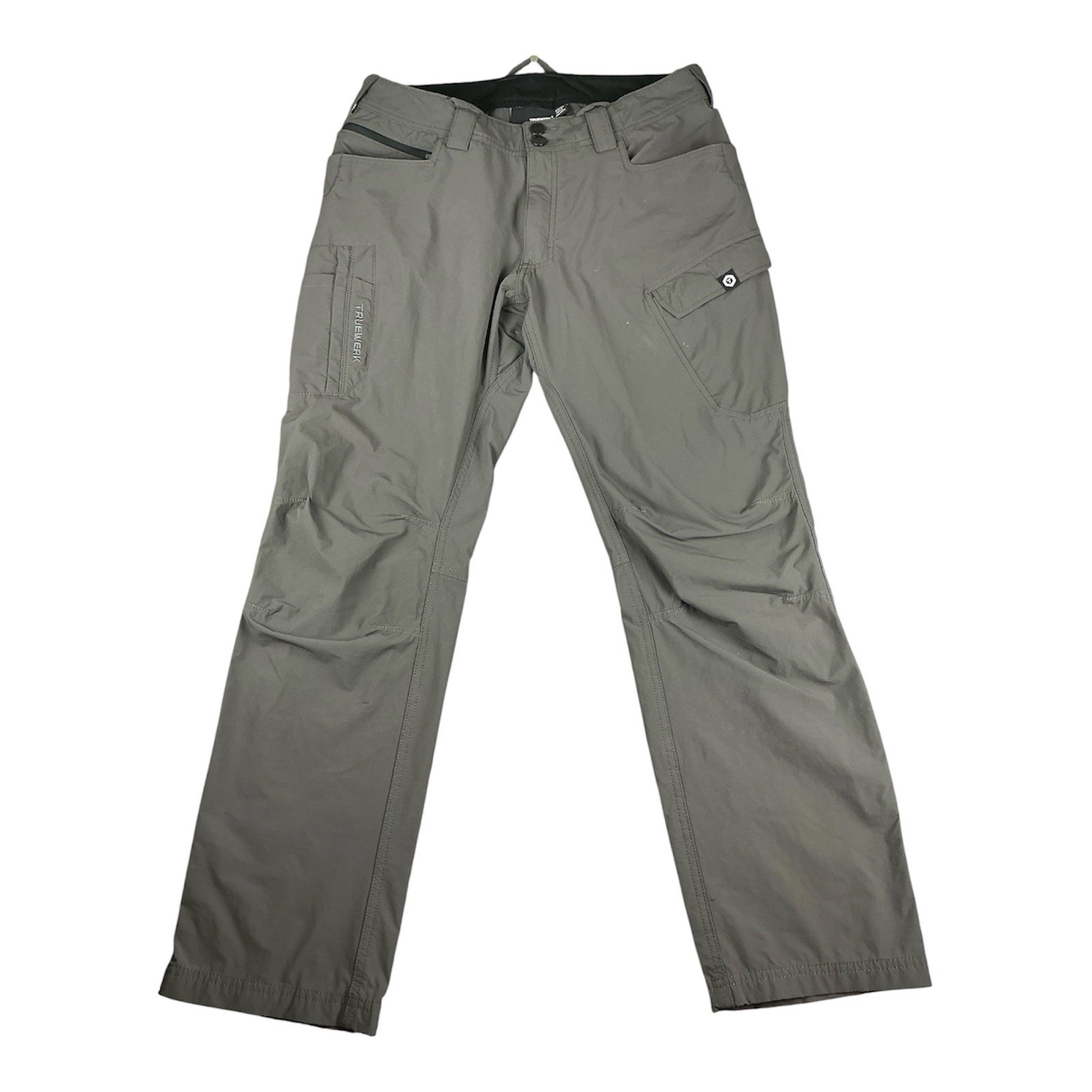 TRUEWERK T1 Werkpant Pants Mens 32x30 Gray Cargo Stretch Workwear Winter TRUEWERK T1 Werkpant Pants Mens 32x30 Gray Cargo Stretch Workwear Winter