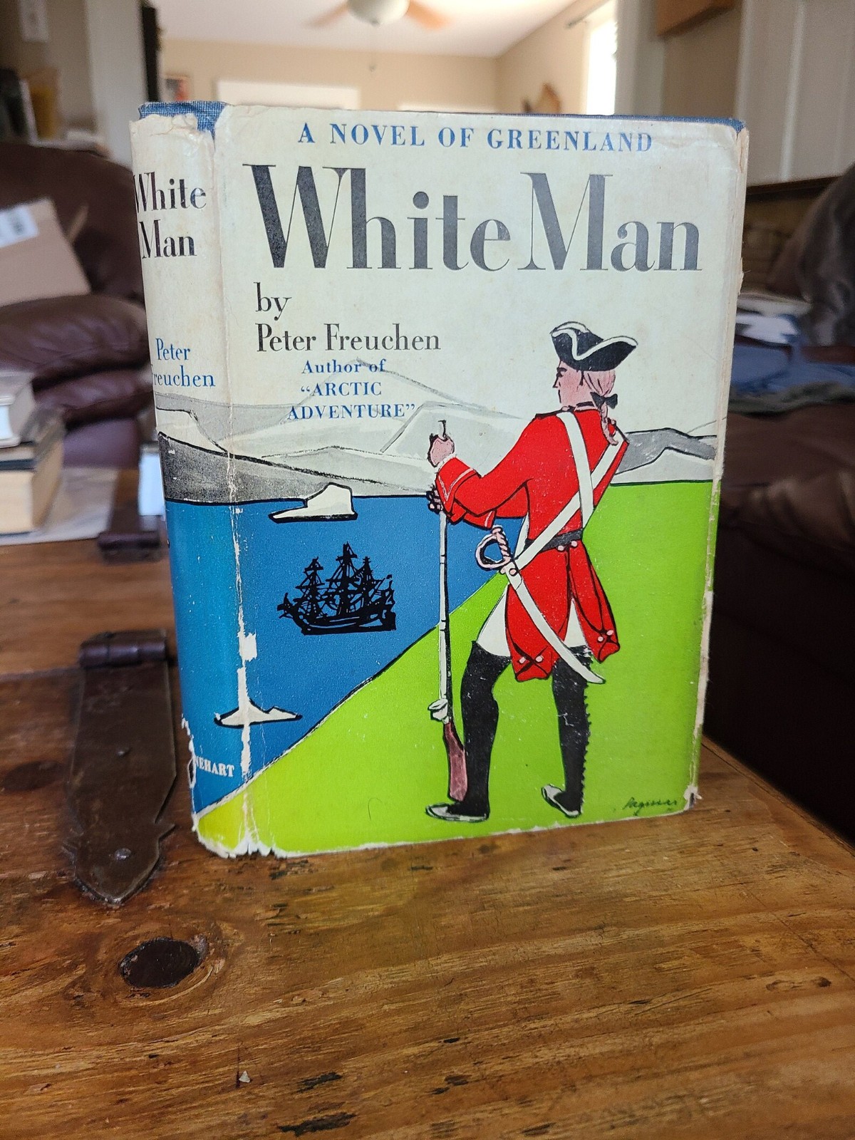 White Man. Peter Freuchen. Rinehart. 1946. Signed. First Edition. Rare.
