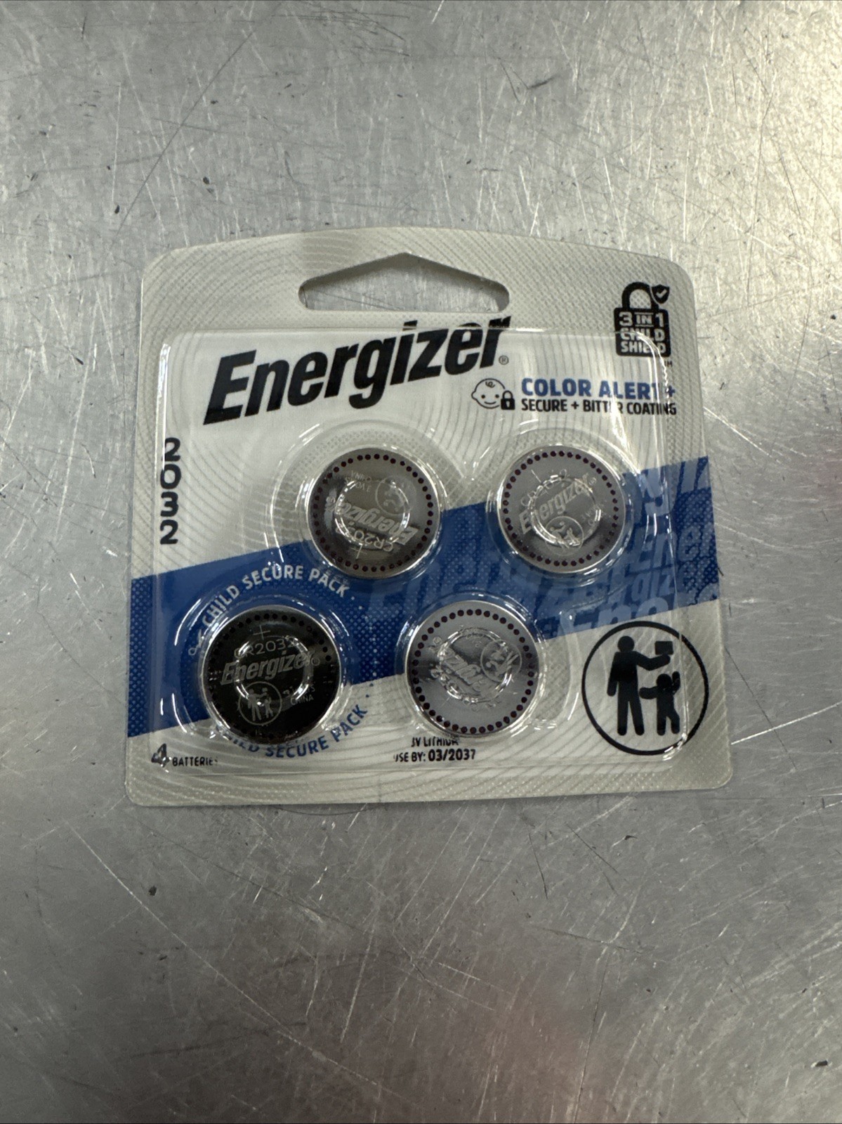 Energizer CR2032 3V Lithium Coin Cell Batteries - 4 Count, Box Of 10/40 Total Energizer CR2032 3V Lithium Coin Cell Batteries - 4 Count, Box Of 10/40 Total