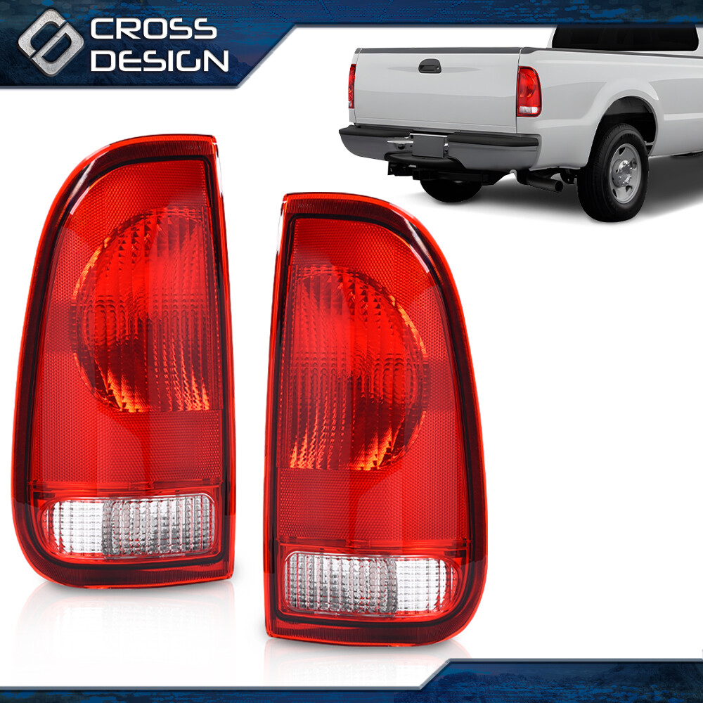 Red Tail Lights Fit For Ford 1997-03 F150 1999-07 F250 F350 F450 Super Duty