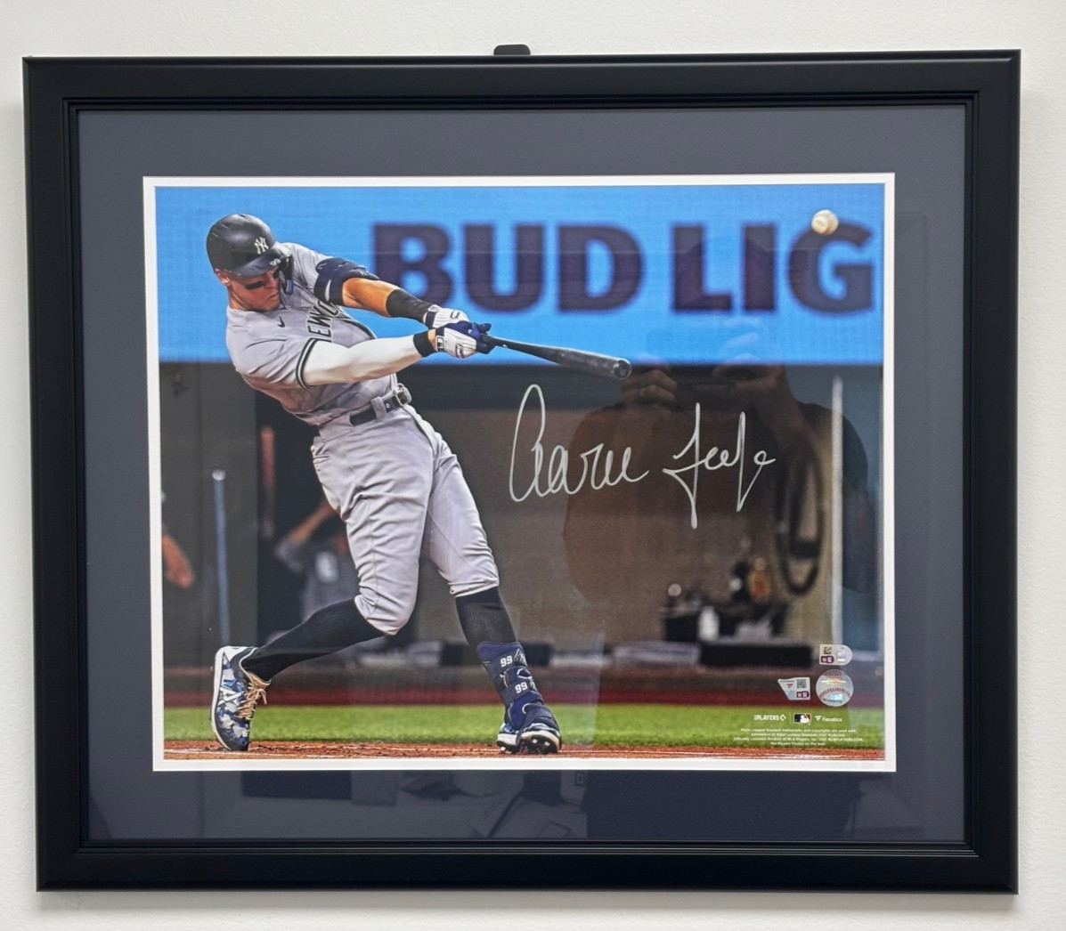 Aaron Judge Yankees Framed Autographed 16 X 20 62nd Home Run Fanatics Authentic Aaron Judge Yankees Framed Autographed 16 X 20 62nd Home Run Fanatics Authentic