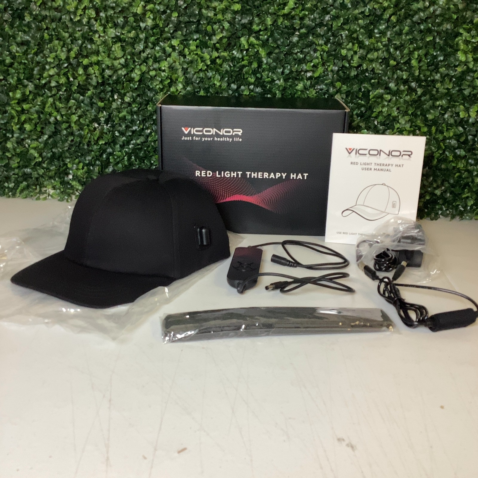Viconor Red Light Therapy Hat with Controller Set