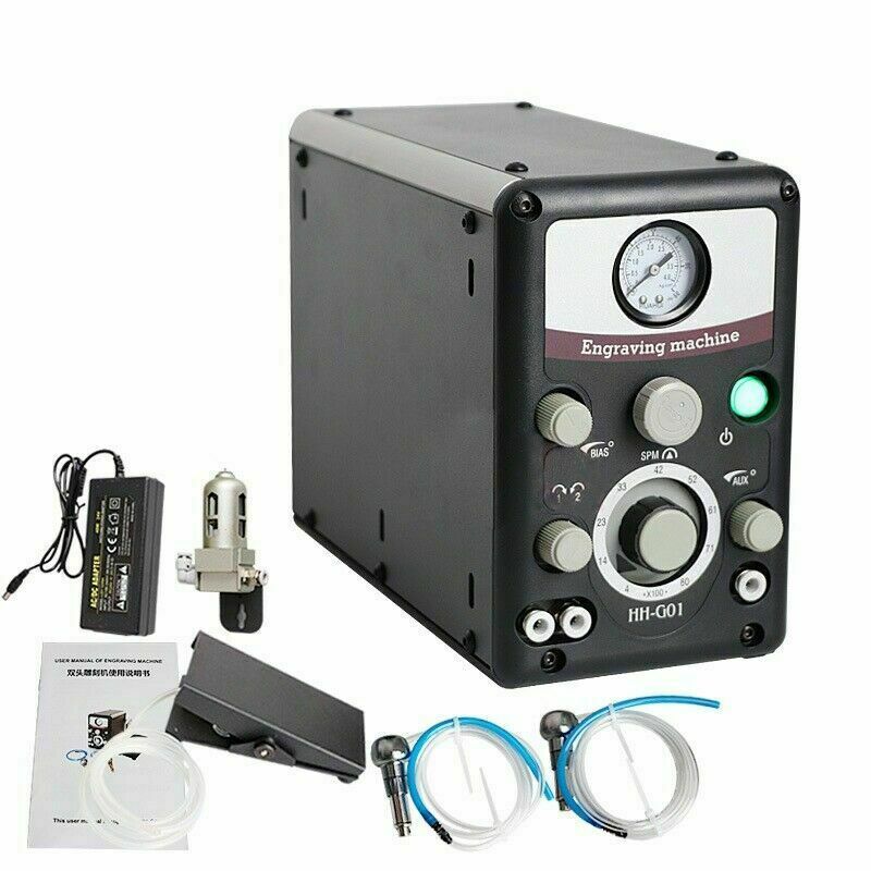 Pneumatic Engraver Engraving Tools Jewelry Double Ended Impact Graver Machine