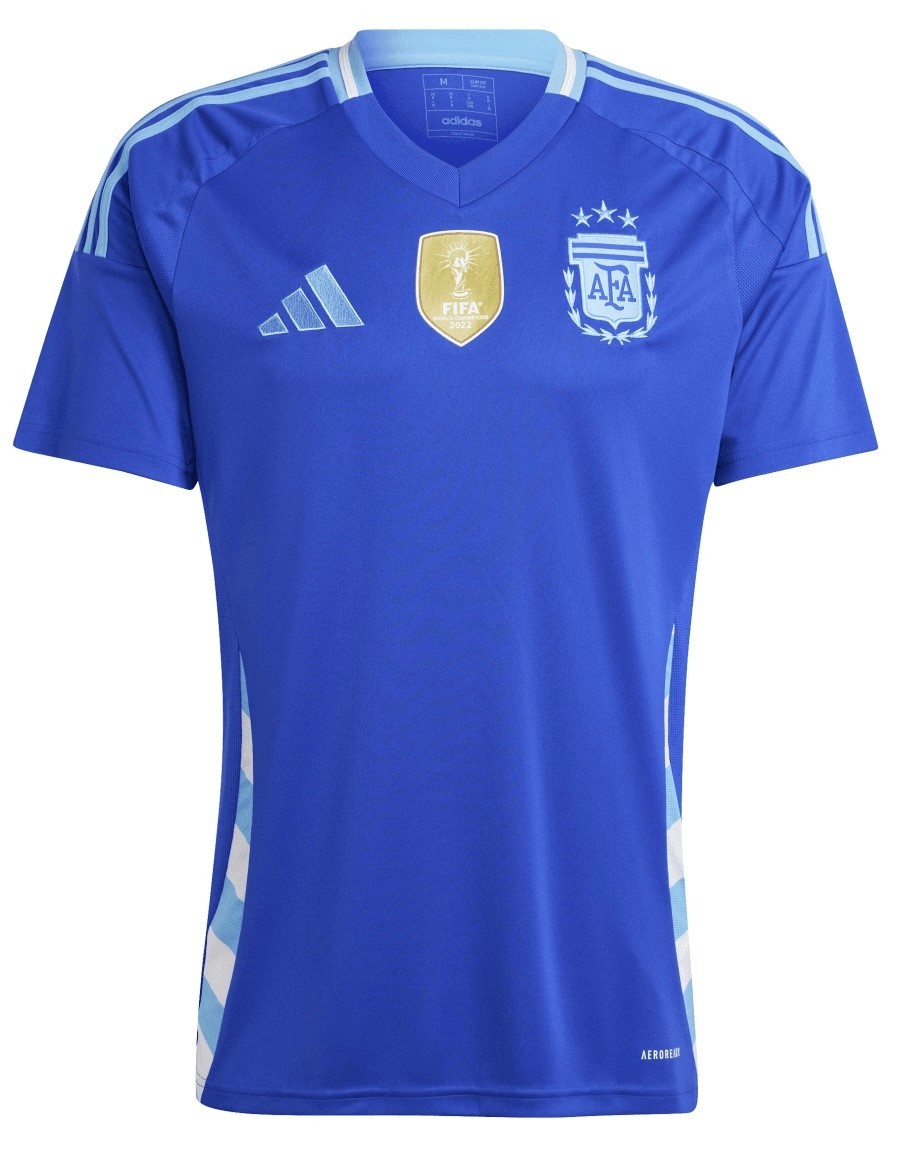 adidas Argentina Away Blue 2024 Soccer Jersey