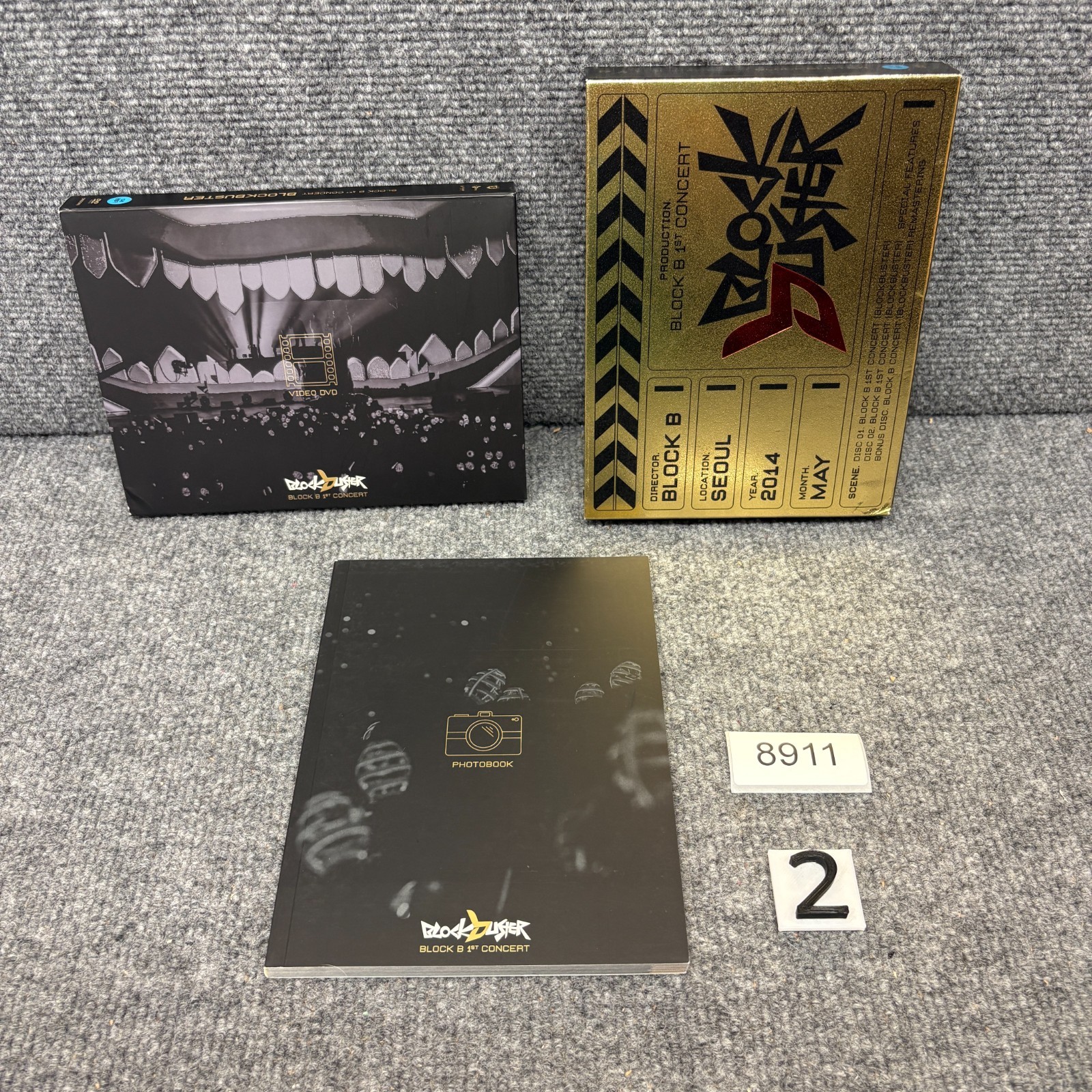 Block B 1st Concert Blockbuster DVD with Photobook K-POP KPOP Block B 1st Concert Blockbuster DVD with Photobook K-POP KPOP