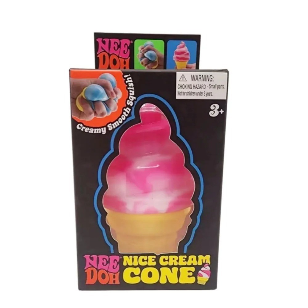 NeeDoh NICE CREAM CONE Ice Cream Squishy Toy 2026 NEE DOH Stress Ball NeeDoh NICE CREAM CONE Ice Cream Squishy Toy 2026 NEE DOH Stress Ball