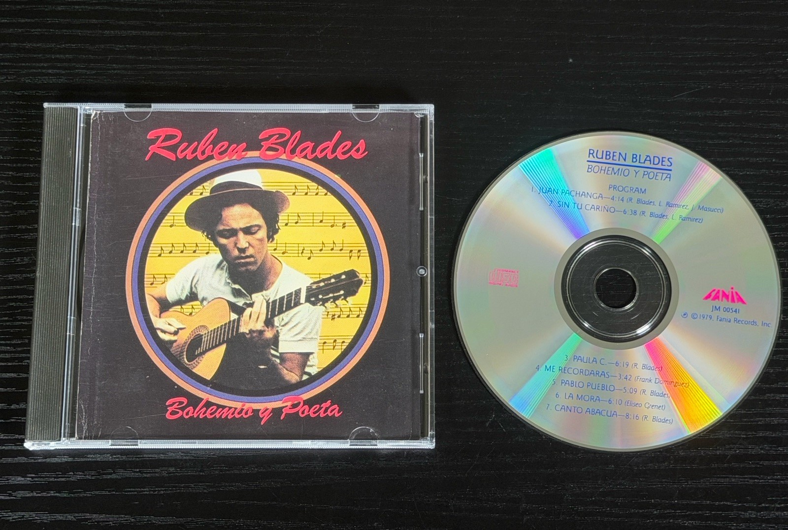 Rare Ruben Blades - Bohemio y Poeta Rare / Fania First Release Music CD