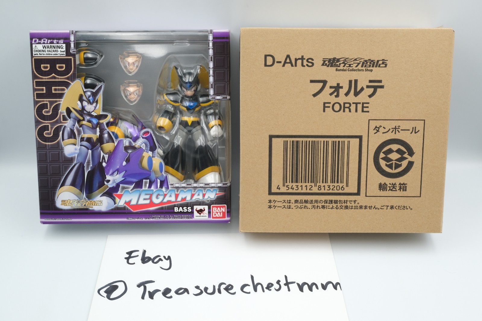 RARE Bandai D-arts Megaman Rockman Bass Forte and Treble Figure US Seller RARE Bandai D-arts Megaman Rockman Bass Forte and Treble Figure US Seller