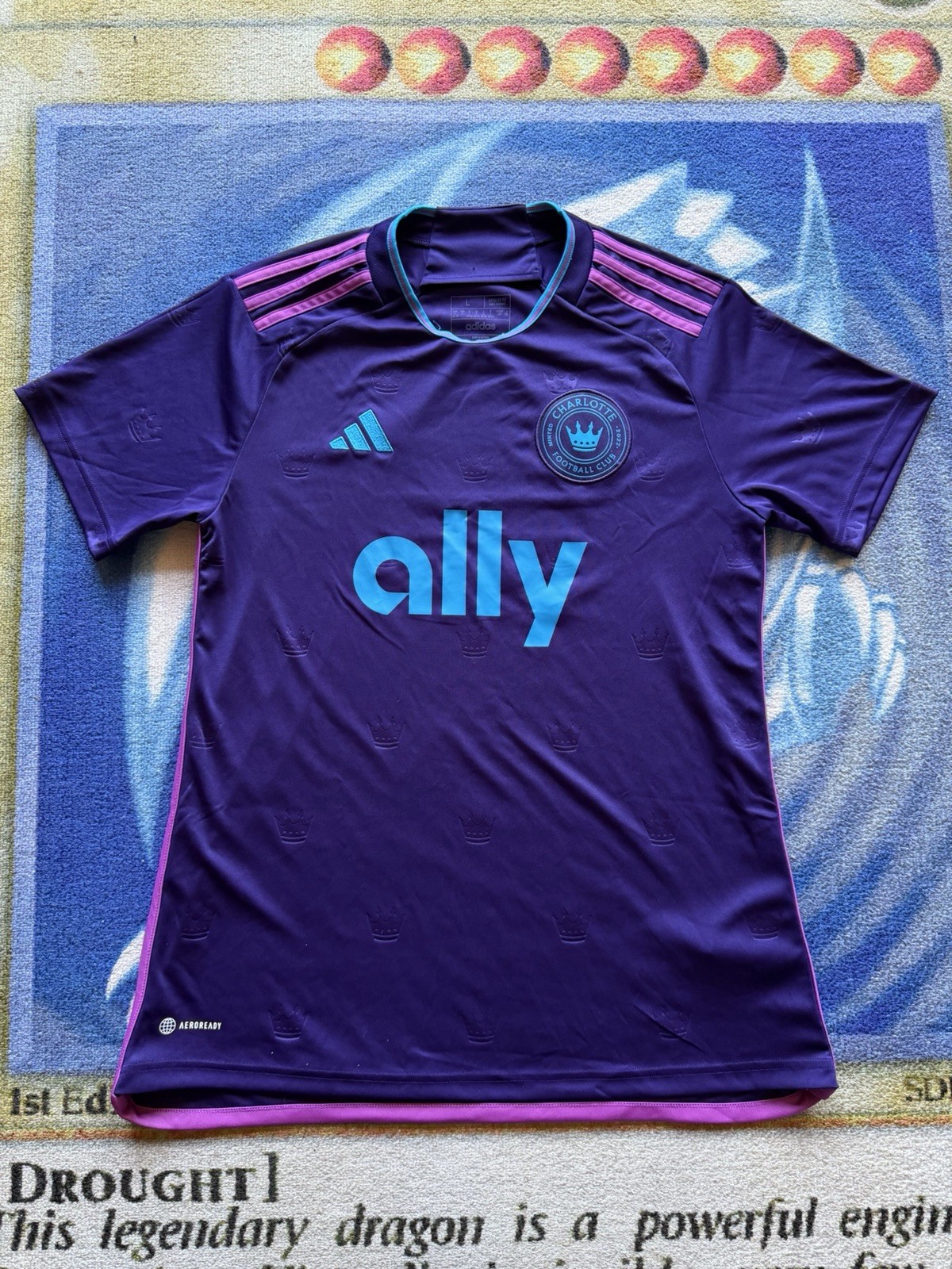 NWOT adidas Charlotte FC 2023–2024 Away Jersey Crown Jewel Kit Women’s Large NWOT adidas Charlotte FC 2023–2024 Away Jersey Crown Jewel Kit Women’s Large