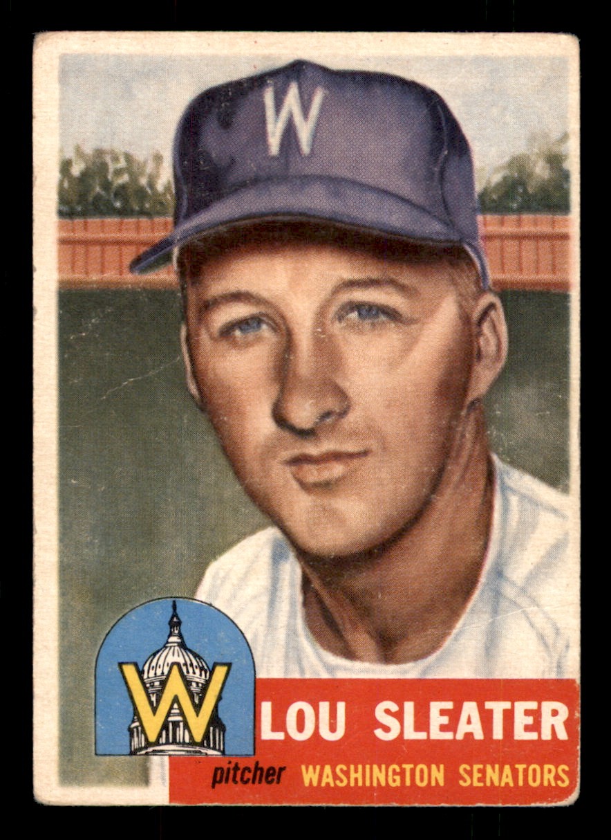 1953 Topps - Lou Sleater #224 PR (Filler) *v2