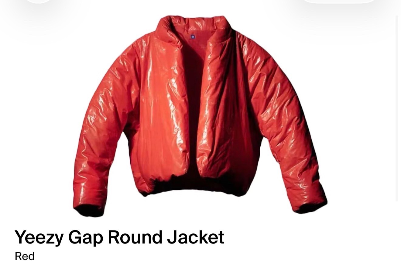YEEZY X GAP Round Jacket RED Size Medium New YEEZY X GAP Round Jacket RED Size Medium New