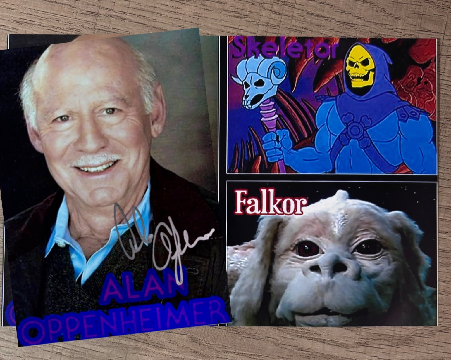 Voice Actor Alan Oppenheimer signed Card Voice Actor Alan Oppenheimer signed Card