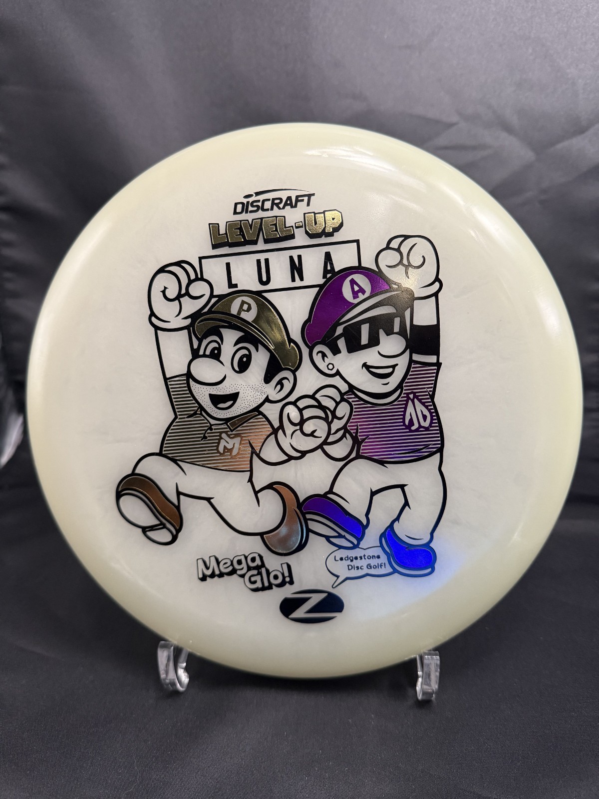 Discraft Mega Glo Level-Up Luna New | Gold & Purple Foil Discraft Mega Glo Level-Up Luna New | Gold & Purple Foil