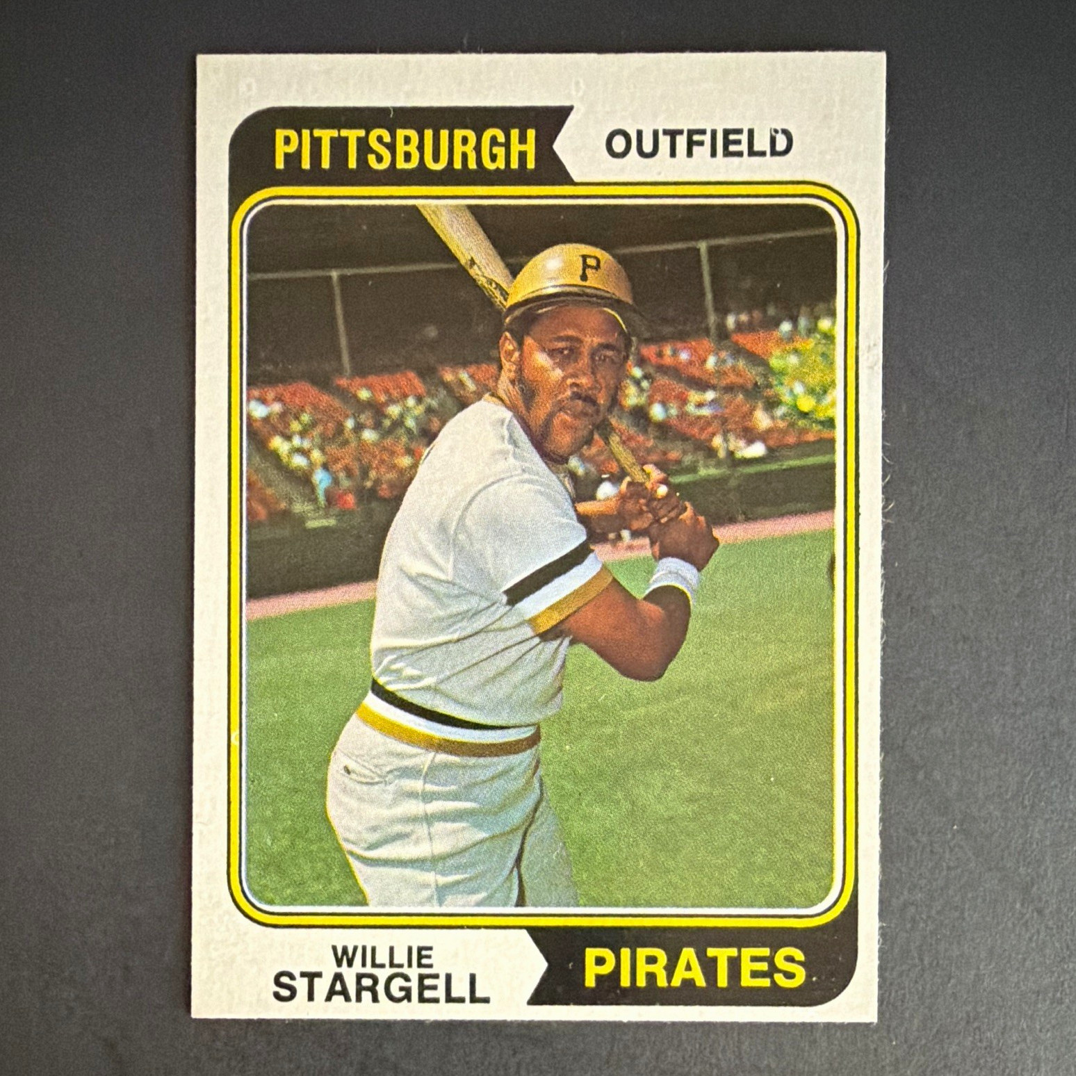 Topps 1974 Topps Willie Stargell #100 Pittsburgh Pirates Baseball Card Topps 1974 Topps Willie Stargell #100 Pittsburgh Pirates Baseball Card