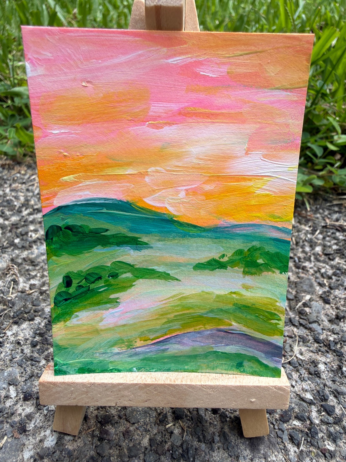 ACEO/ATC Original Acrylic Mini Painting \