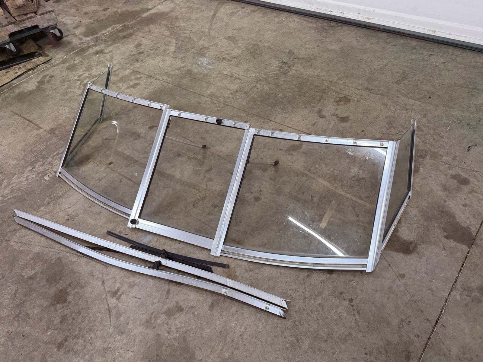 Full Walk Thru Boat Windshield Full Walk Thru Boat Windshield