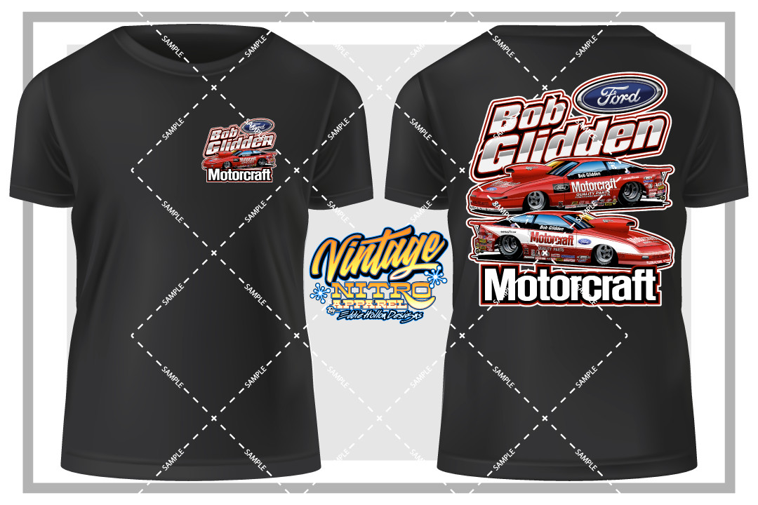 Bob Glidden\'s Motorcraft Probe Pro Stock Cars Vintage style (324) T-Shirt Bob Glidden\'s Motorcraft Probe Pro Stock Cars Vintage style (324) T-Shirt