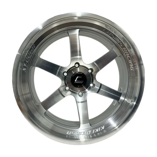 Cosmis Racing XT-006R Silver w/ Machined Face 20x9.5 +10 6x139.7 / 6x5.5 106mmHB Cosmis Racing XT-006R Silver w/ Machined Face 20x9.5 +10 6x139.7 / 6x5.5 106mmHB