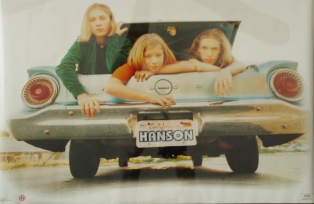 NEW Vintage 1998 Hanson 011 Drive My Car Poster 90s Band Taylor Isaac Zac Sealed NEW Vintage 1998 Hanson 011 Drive My Car Poster 90s Band Taylor Isaac Zac Sealed