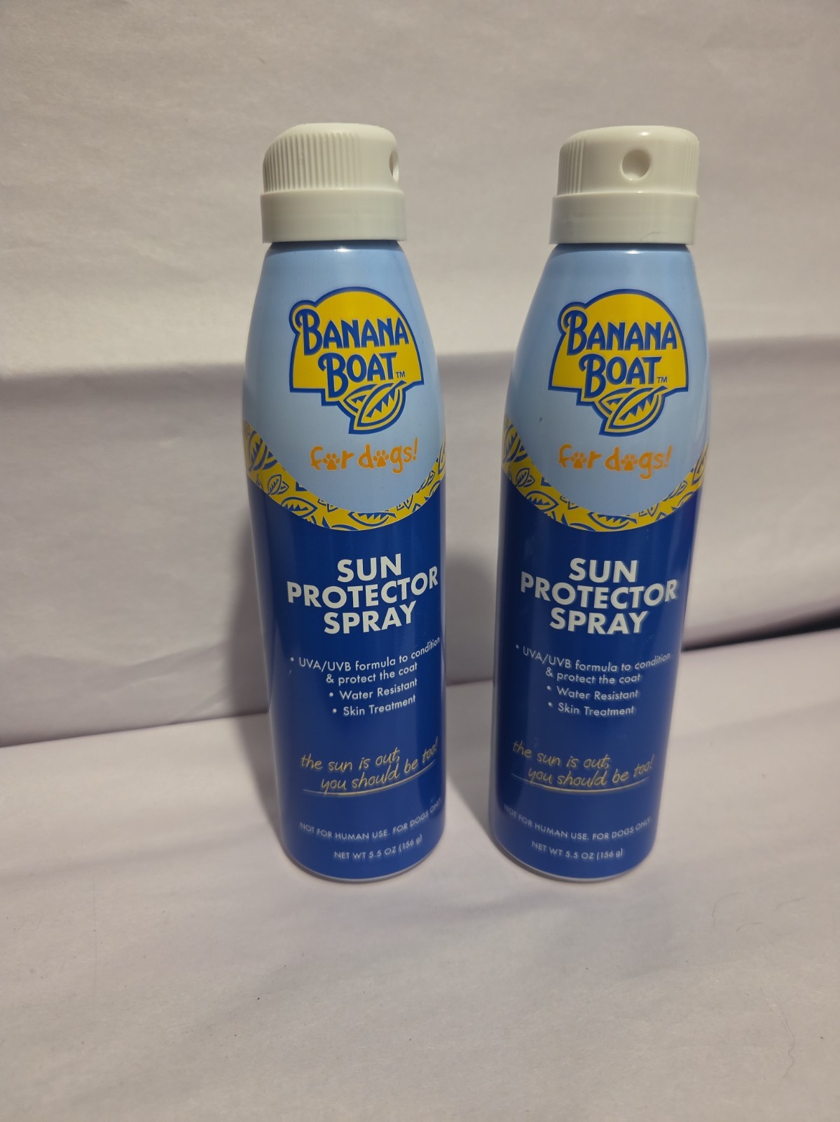 Banana boat SUN Protector Spray for DOGS sunscreen 5.5oz Exp 1/ 2026 Lot Of 2 Banana boat SUN Protector Spray for DOGS sunscreen 5.5oz Exp 1/ 2026 Lot Of 2