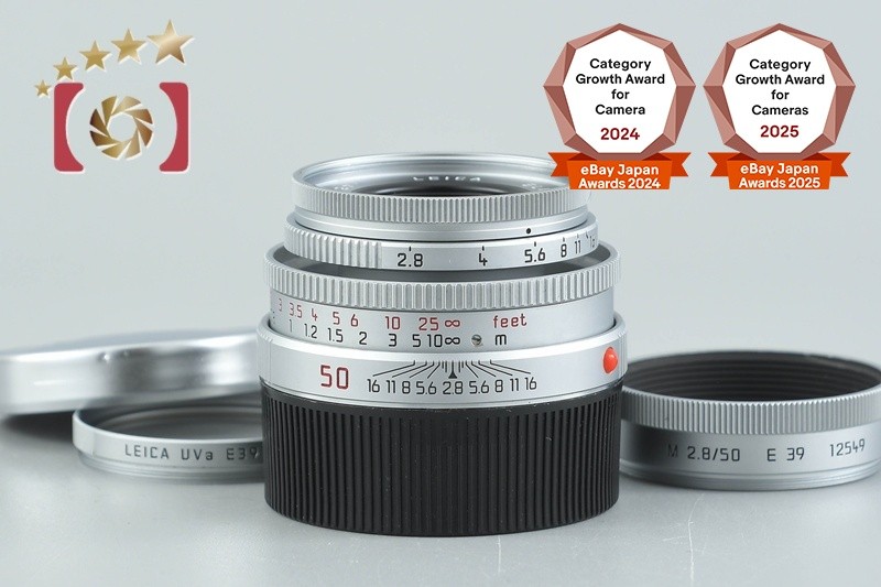Leica ELMAR-M 50mm f/2.8 E39 2nd Silver Leica M Mount from Japan