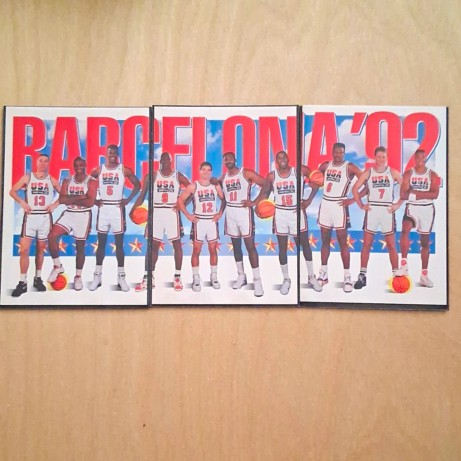 SkyBox 1992 Barcelona \'92 USA Team Jordan Barkley Robinson Mullin #544-546 SkyBox 1992 Barcelona \'92 USA Team Jordan Barkley Robinson Mullin #544-546