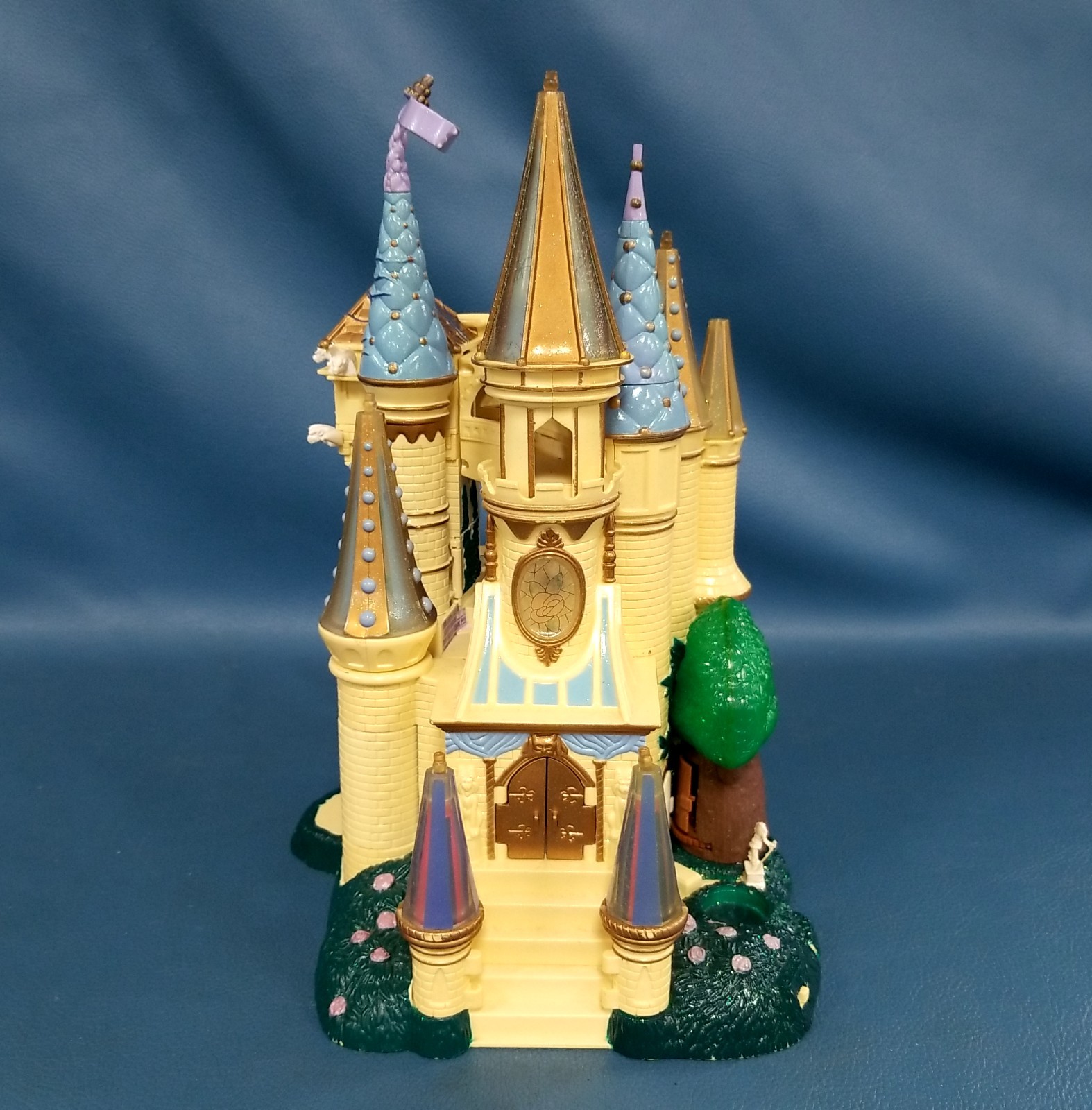 Incomplete VTG 1998 Polly Pocket Disney Trendmasters Castle Beauty & Beast As-Is