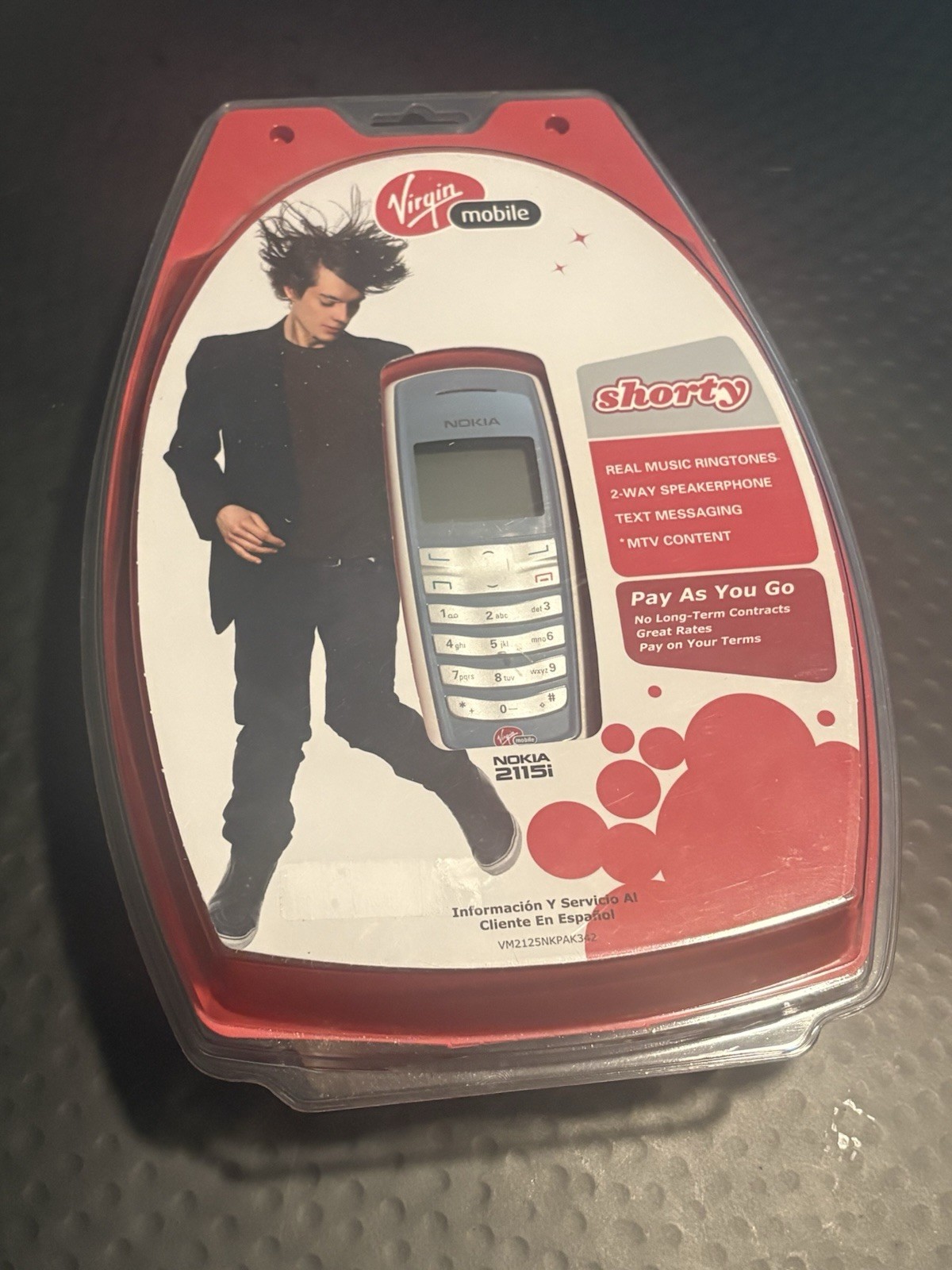 VIRGIN MOBILE SHORTY NOKIA 2115i PHONE ~NEW IN BOX~ Vintage 2005 VIRGIN MOBILE SHORTY NOKIA 2115i PHONE ~NEW IN BOX~ Vintage 2005